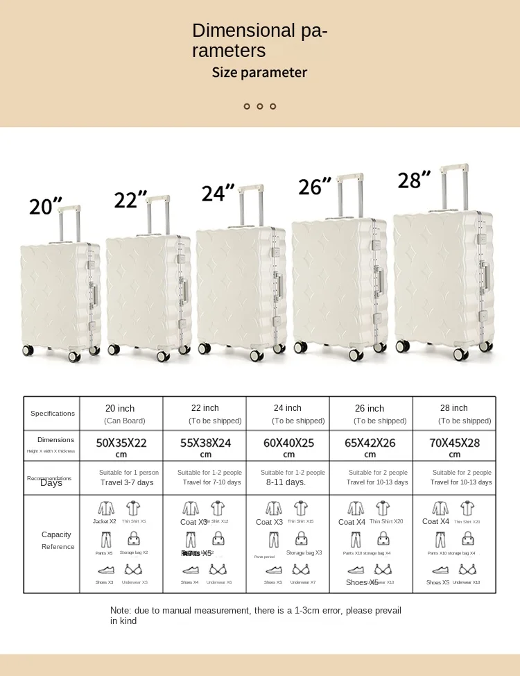 กระเป๋าเดินทางแบบอลูมิเนียมมีซิปขนาด26นิ้วพร้อมถ้วยน้ำและที่จับโทรศัพท์มือถือกระเป๋าถือเดินทาง ABS ขนาดใหญ่ออกแบบใหม่