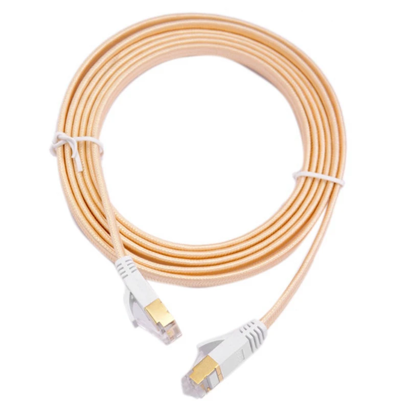 Retail Network Cable,Category 7 Gold Plated Network Cable RJ-45 Network Cable Double Shielded Network Cable For Computer