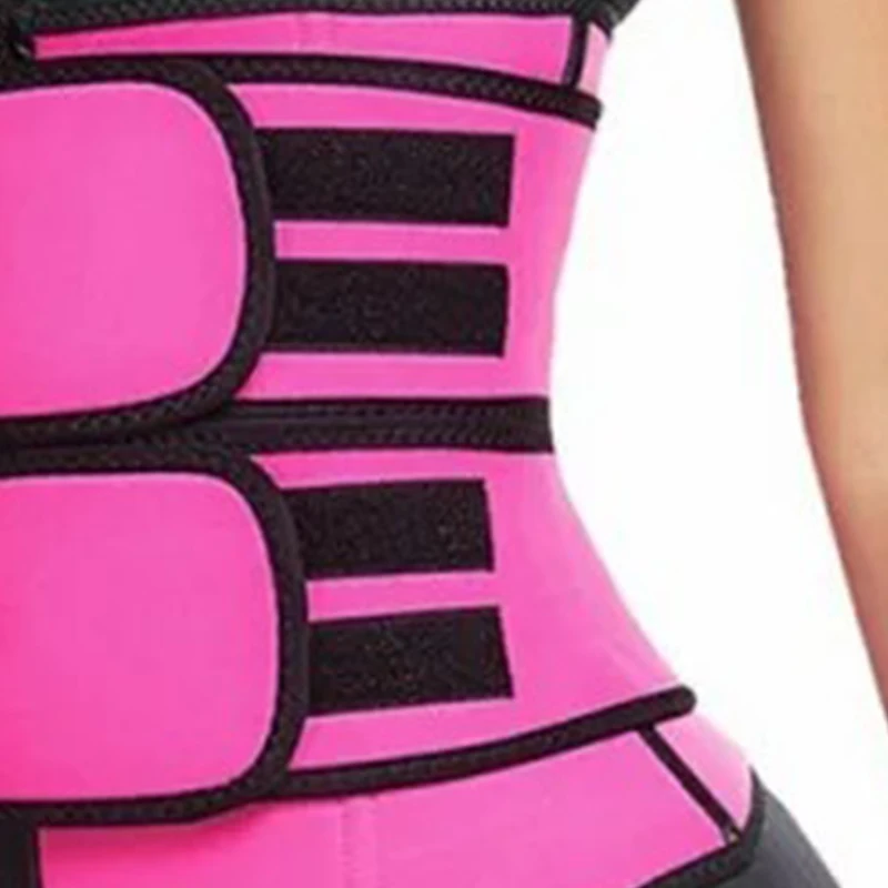 Cross-border WOMEN\'S Zipper Belly Retraction with Neoprene Shapewear New Sweat Belt Fitness Belt