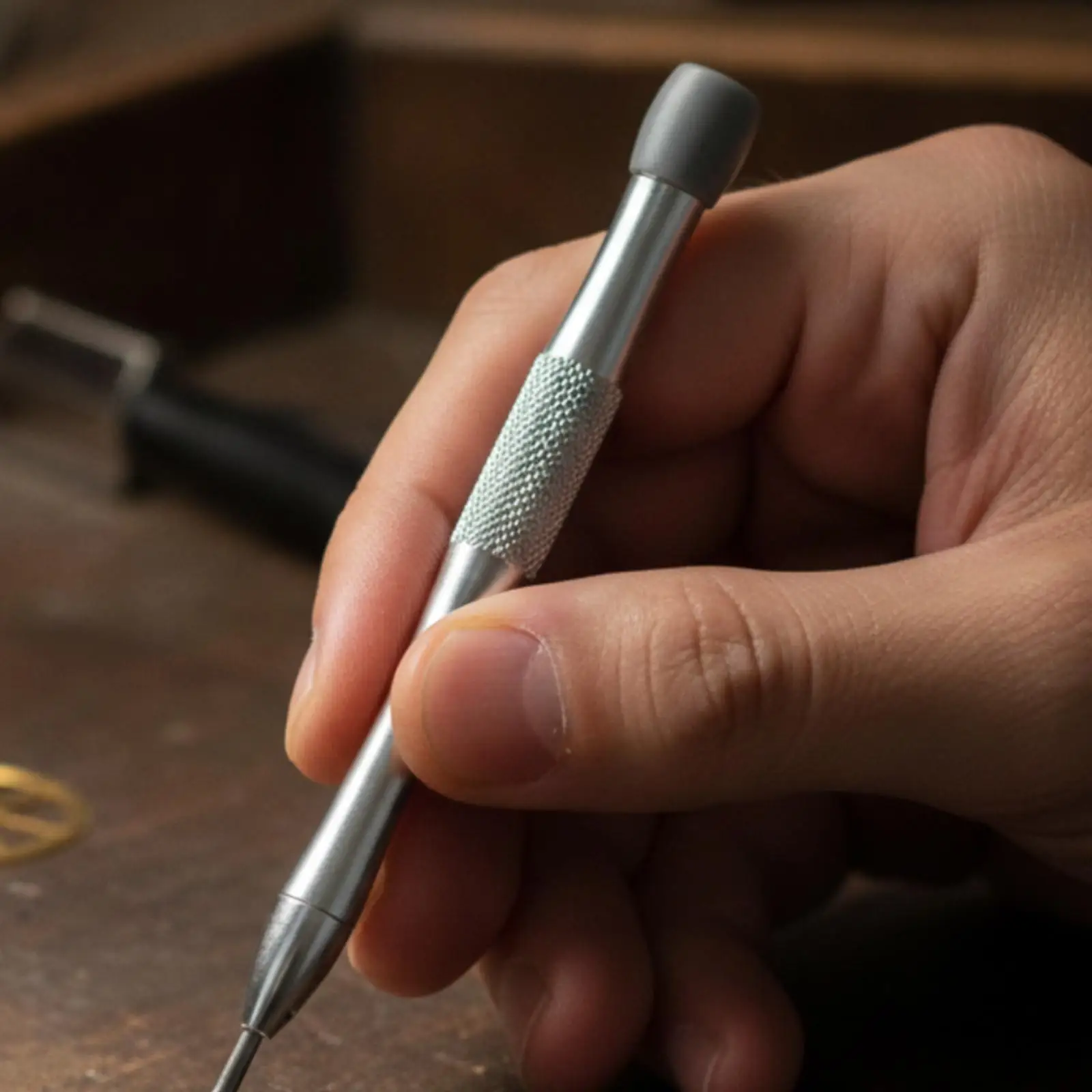 Aluminum Alloy Steel Watch Screwdriver for Precision Work on Balance Spring Screws and Watch Screws