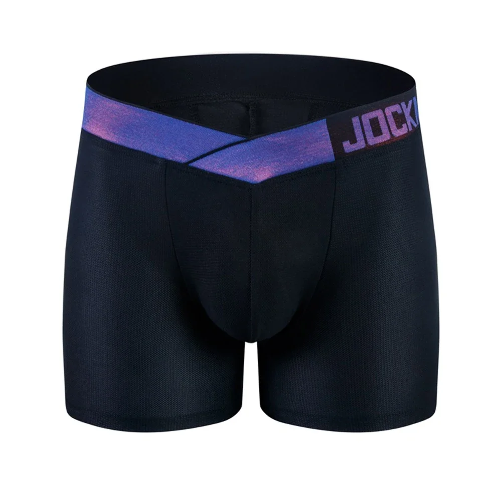 Men's Sexy Boxer Briefs Pouch Briefs Hip Lift Underwear Low Rise Briefs