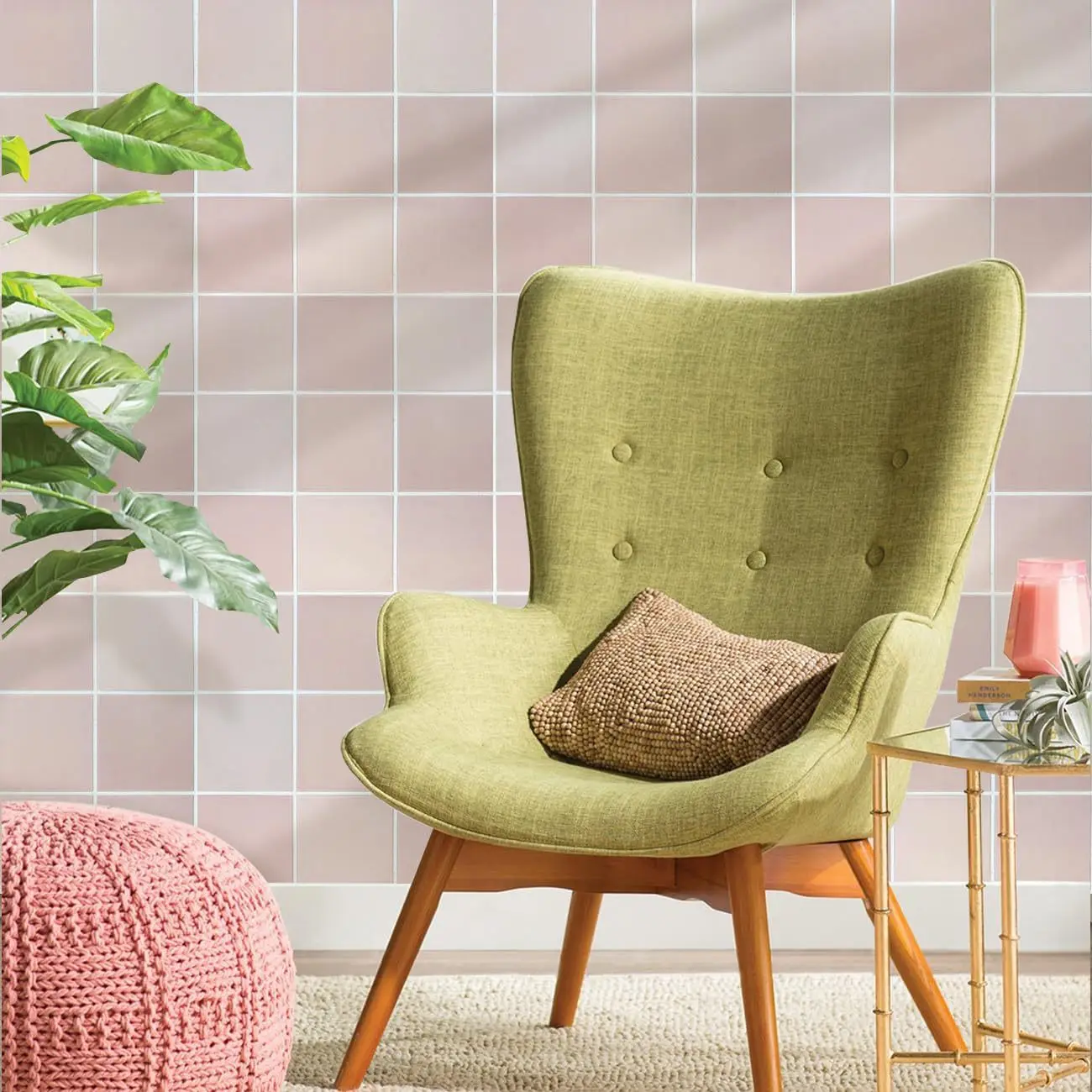 Wholesale Tile Stickers 60pcs Self-Adhesive Waterproof Wallpaper for Kitchen Bedroom Shop Hotel Wall Renovation Decoration Ghana