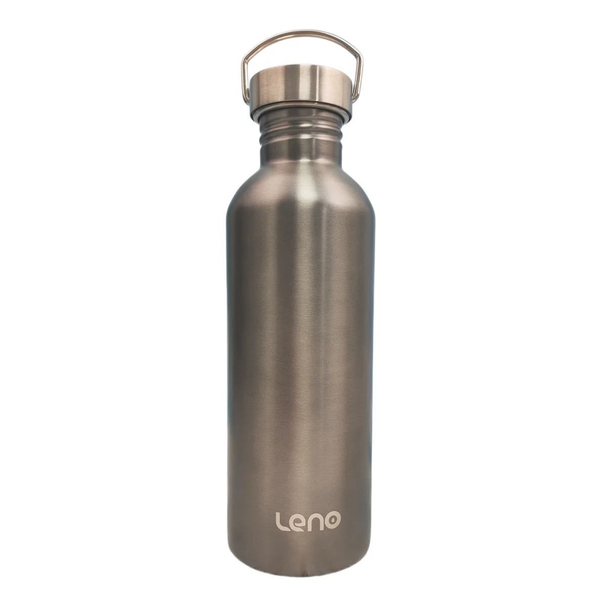 AliExpress leno Single Wall 304 Stainless Steel Drinking Bottle 350-2000ml Big Mouth Sports Water Flask with All Steel Lid Cycling Drinkware