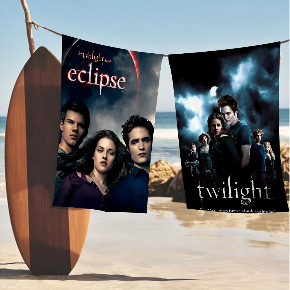 Movie Twilight Beach Towel For Kids Personalized Bath Towel Pool Towel Vacation Gift Picnic Towel Party Gift