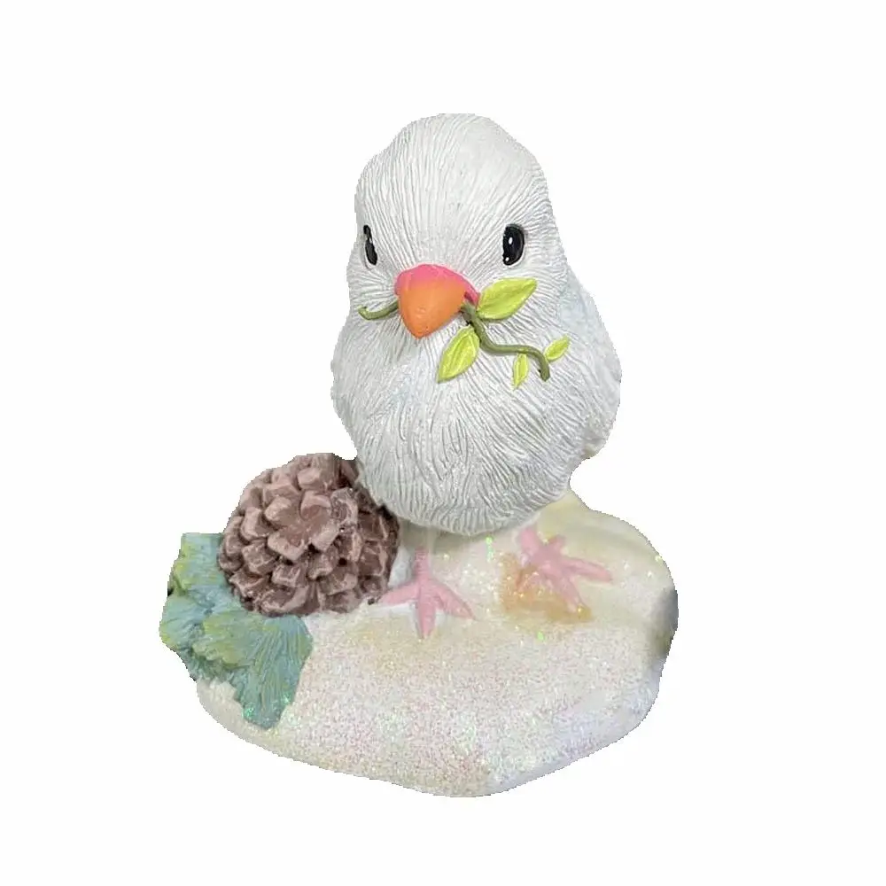 

3D Olive Bird Silicone Candles Mould Christmas Pine Ball Pine Leaf Chocolate Sugarcraft Cake Decor Baking Mold Peace Be With You