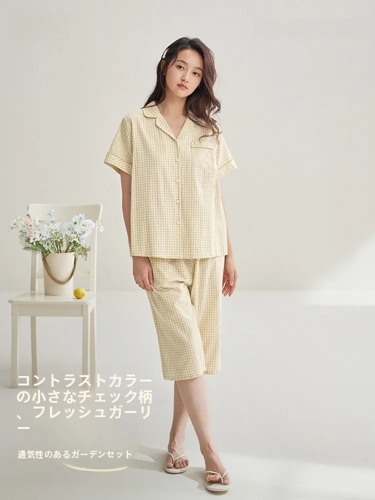 anziban-conjunto-de-pijamas-casuales-de-algodon-para-mujer-verano-manga-corta-pantalones-de-siete-piezas-ropa-para-el-hogar-transpirable-de-secado-rapido