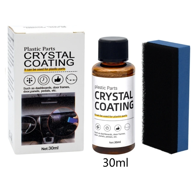 2024 New Plastic Part Crystallines Coating, Plastic Part Crystal Coating for Car, Plastic PartRenovation, Car Plastic Restorer