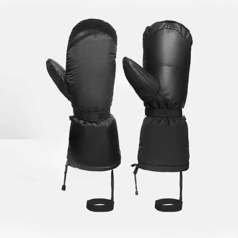 Cold-resistant down mountaineering gloves