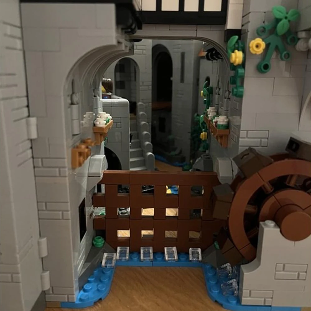 새로운 MOC 블록 사자 기사 성 확장 모델 빌딩 시리즈 창의적인 성인 컬렉션 장난감 생일 선물 12988PCS