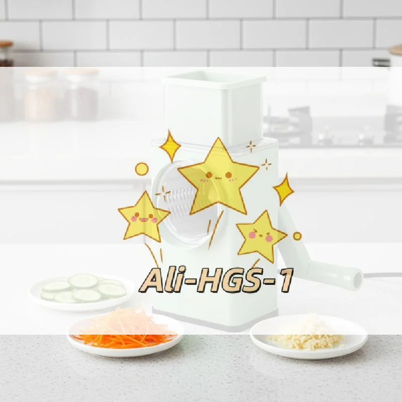 

Multifunction Stainless Steel Vegetable Cutter Hand Crank Design Time Saving Slicer for Home Cooking Enthusiasts