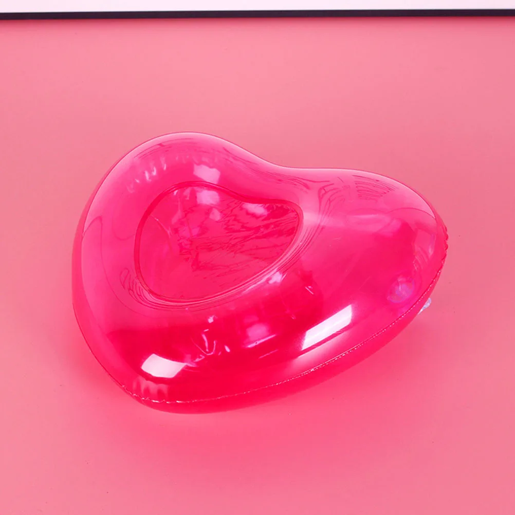4 stuks water bierhouders opblaasbare PVC roze hart ontwerp beker vlotter voor zwembad strandfeest bekerhouder bierhouder water