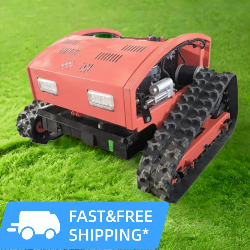 Cheap wholesale automatic zero rotation track lawn mower remote-controlled garden lawn mower