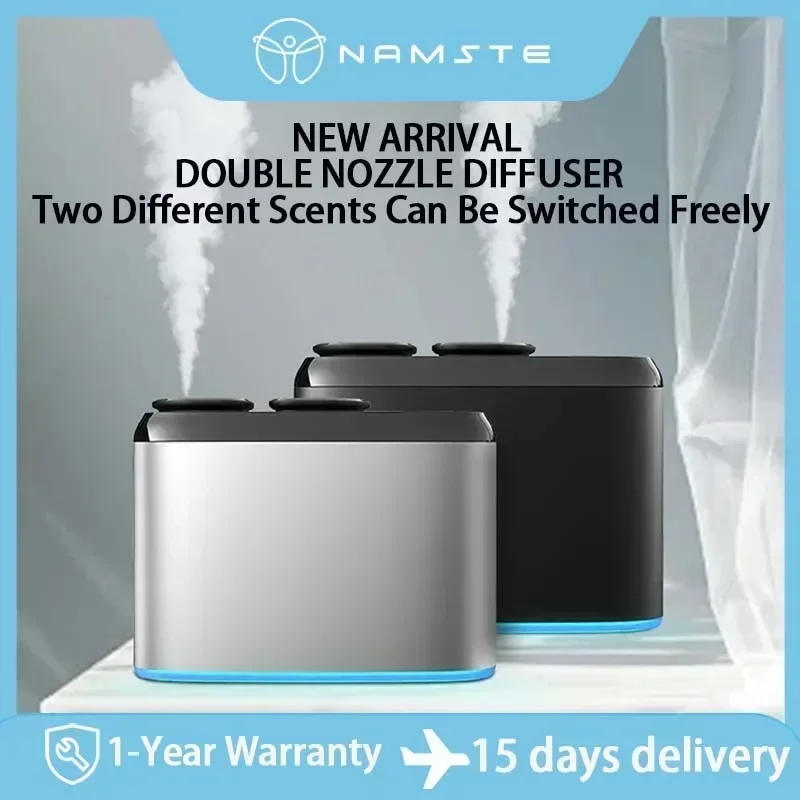 NAMSTE Smart Electric Aroma Diffuser USB Aromatherapy Diffuser Hotel Oil Diffuser Machine Double Head Home Air Fresheners