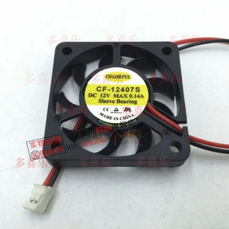 EE for COLORFUL Graphics Fan CF-12407S 12V 0.14A 4007 Ultra-Thin Cooling Fan