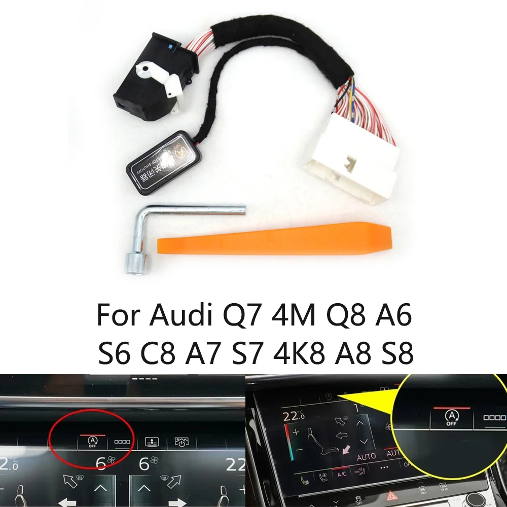 Auto Start Stop Eliminator System Off Device Cancell Plug Disable Cable For 19-26 Audi A6 S6 RS6 C8 A7 S7 RS7 A8 S8 Q7 SQ7 Q8
