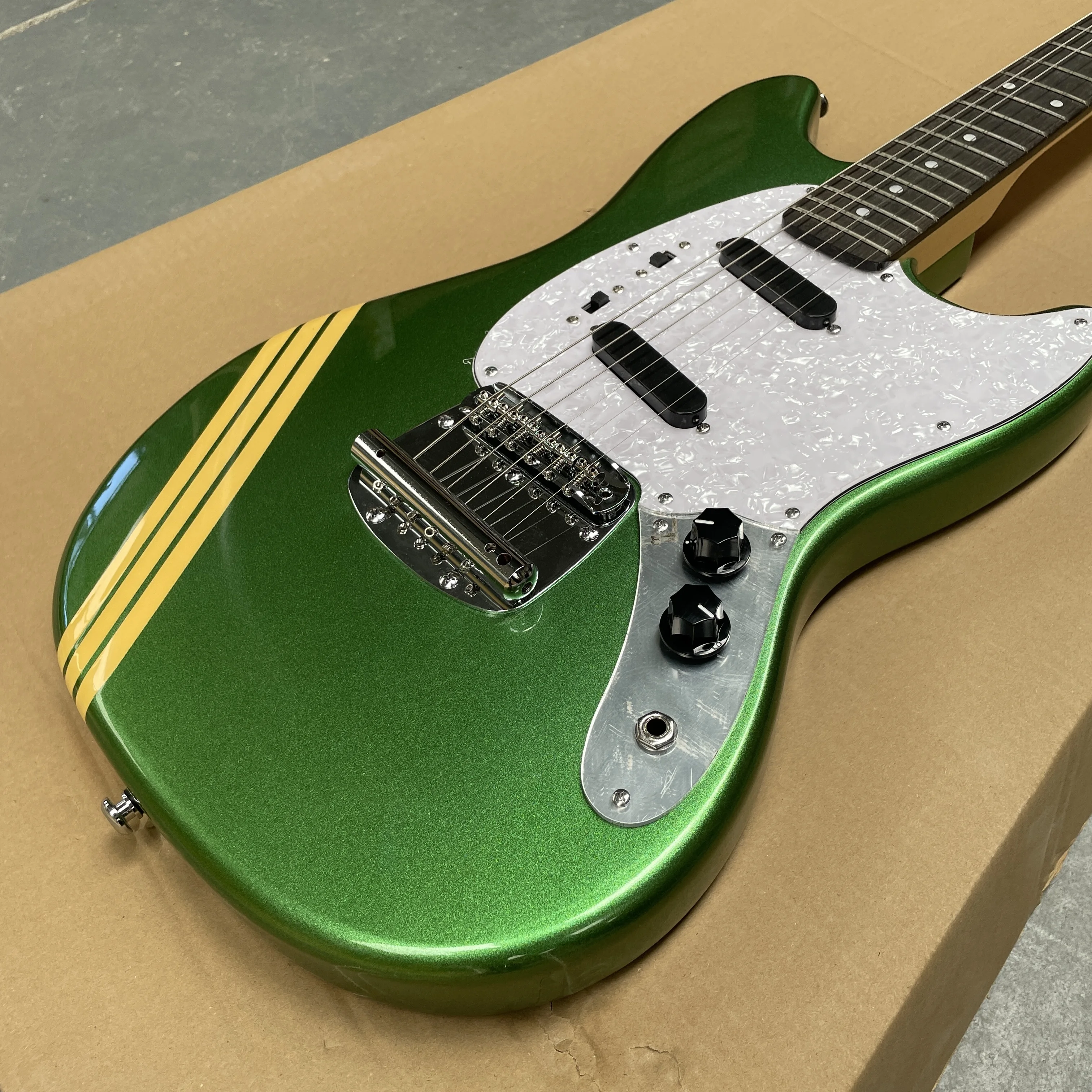 Guitare électrique verte en mé - Electric Guitar Beginner avis et prix