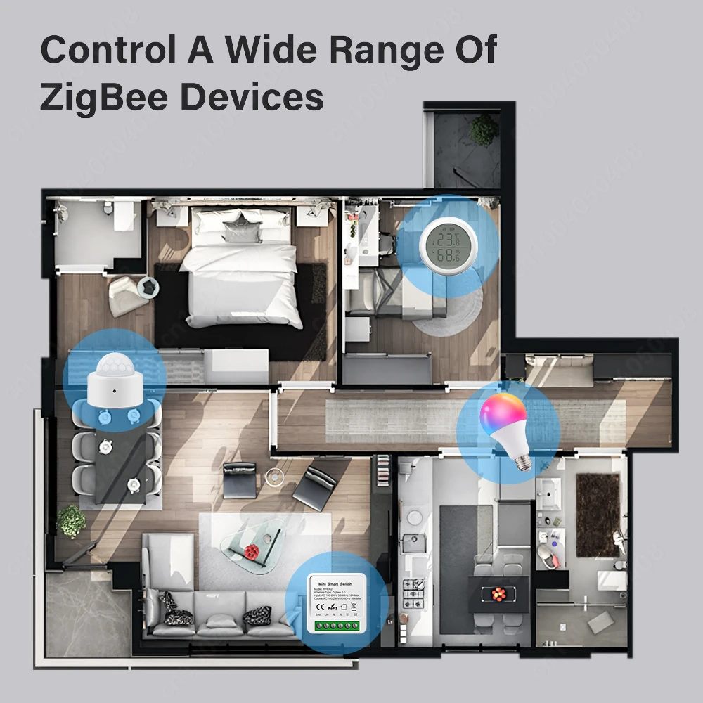 Imagem -06 - Tuya-zigbee Hub de Gateway Bluetooth Multimodo Eletrodomésticos Inteligentes sem Fio Ponte de Controle Remoto para Alexa Google Home Voice