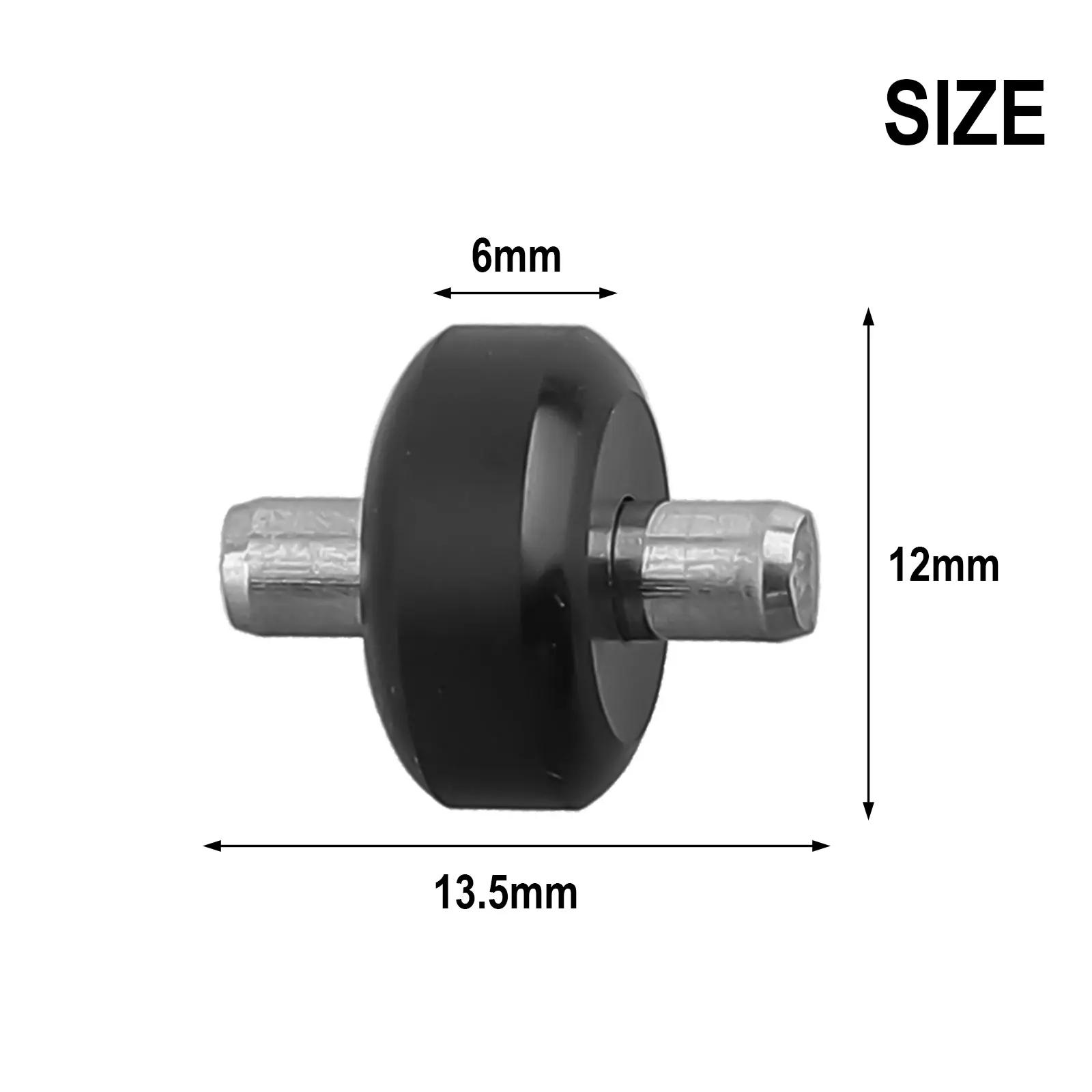 New Practical Vacuum Cleaner Wheel Spare Parts For Tineco Floor 3 Wheels Black+Silver For IFloor 3 Spare Parts