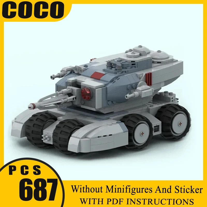 Empire Light Tank Space Military Model Moc Building Bricks Gift Christmas Toy DIY Sets AssemblyTechnology Modular Blocks