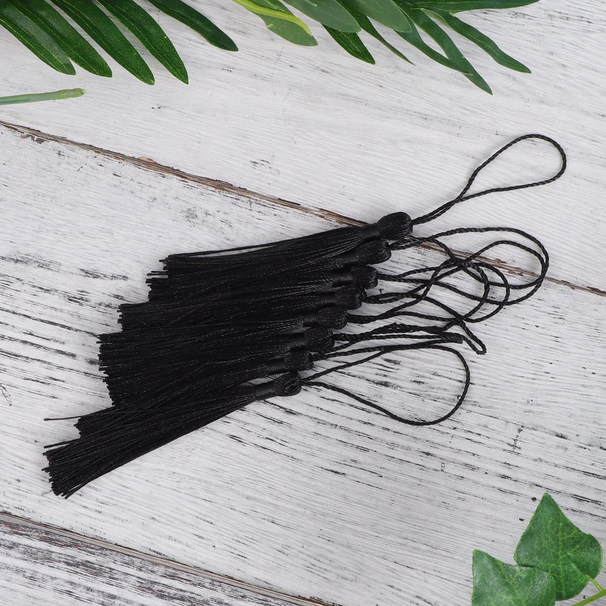 

20 Pieces Black Handmade Tassels DIY Jewelry Earring Bracelet Souvenir Bookmark Home Decor Gift Charm DIY Tassels