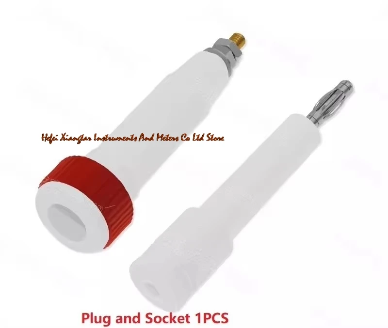 

Красный/серый цилиндрический высоковольтный разъем/гнездо 4 мм, клеммный блок 30 кВ, аксессуары для тестера выдерживаемости высокого напряжения, соединитель