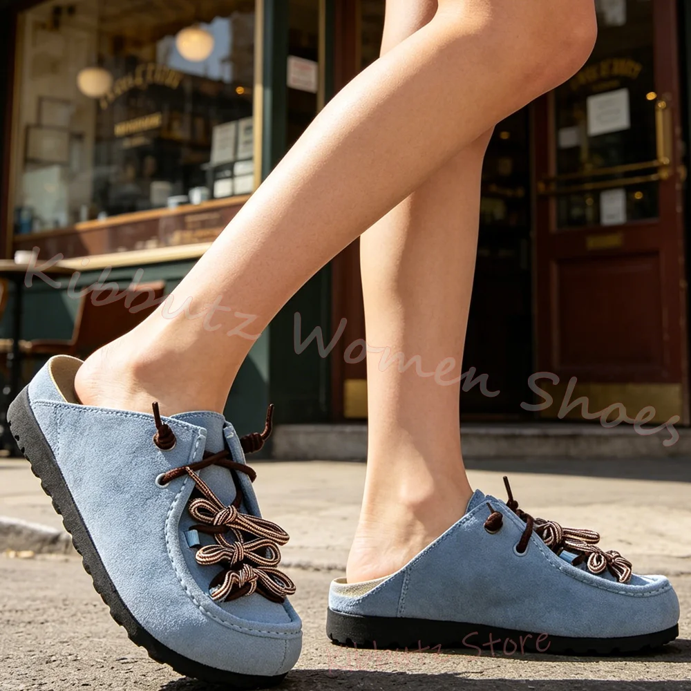 Bohemian Slip-On Hausschuhe Wildleder - alternate angle