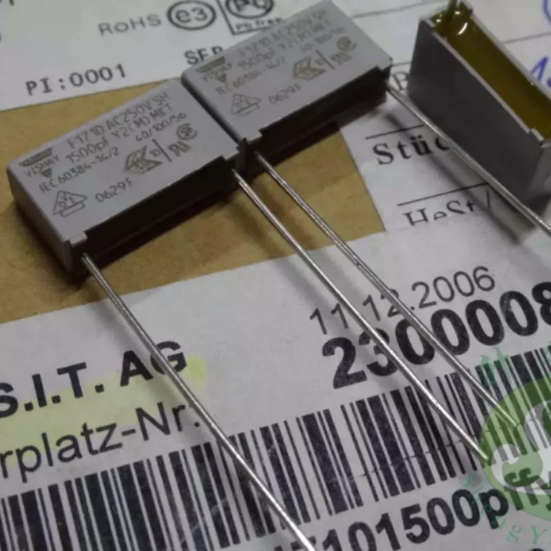 10pcs-100pcs VISHAY F1710 0.0015uf/250vAC 1.5nf 1500pf 1n5 152 film capacitor