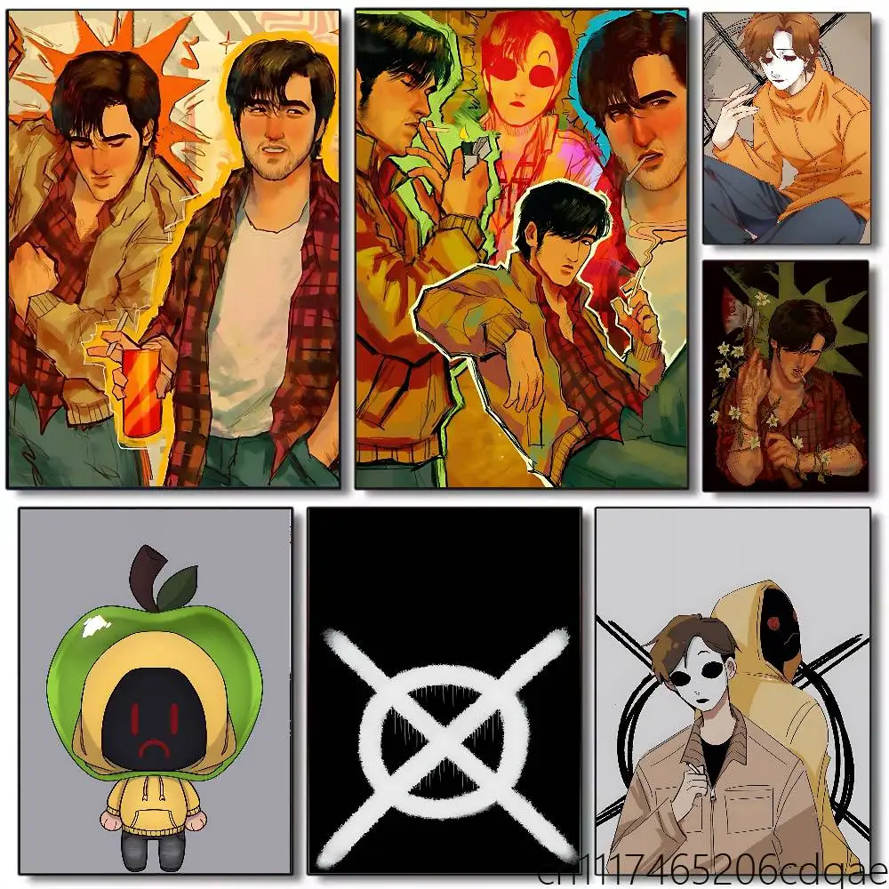 FOR Marble Hornets MH Masky Poster Art Print Anime Style Home Decor Ideal Gift Perfect Room Decor