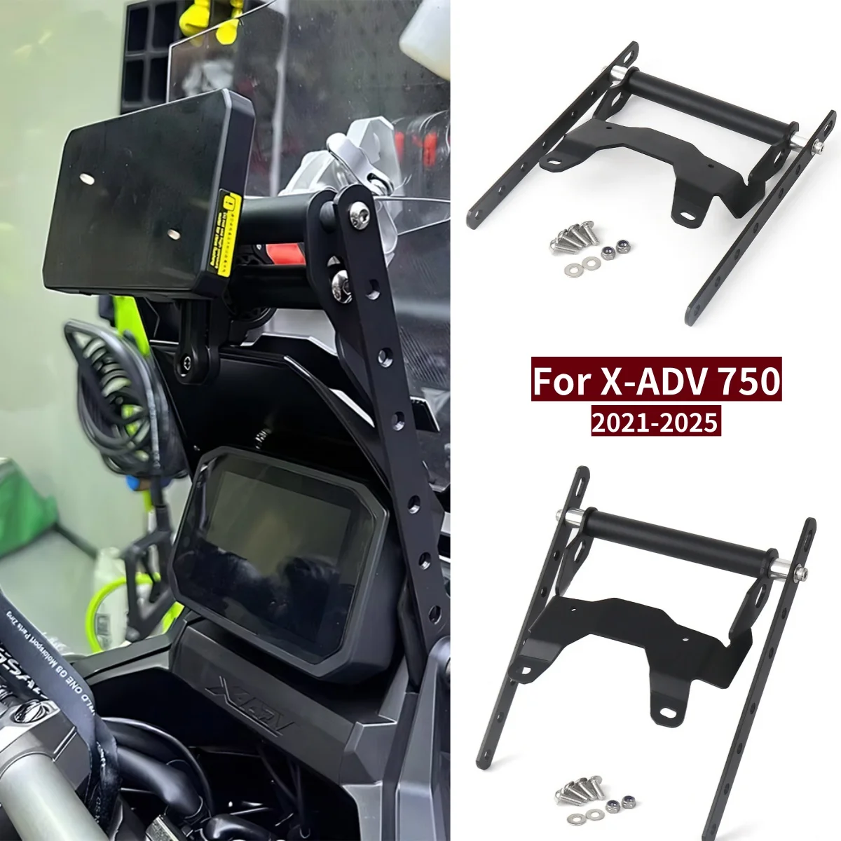 

Лобовое стекло мотоцикла, навигационная пластина, кронштейн, GPS-держатель для телефона для Honda XADV750 X-ADV750 XADV750 X-ADV 750 xadv750 2021-2025