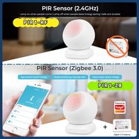 MiBoxer PIR1-RF 2.4GHz PIR1-ZB Zigbee 3.0 PIR Body Sensor Infrared Intelligent Linked Motion Detection For Bulb Strip Light