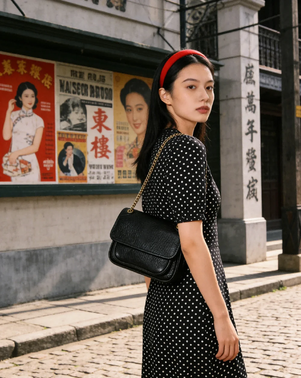 Chic Black Flap Crossbody Shoulder Bag, Stylish Handbag for Ladies, Ideal for Street Style, Night Out and Shopping