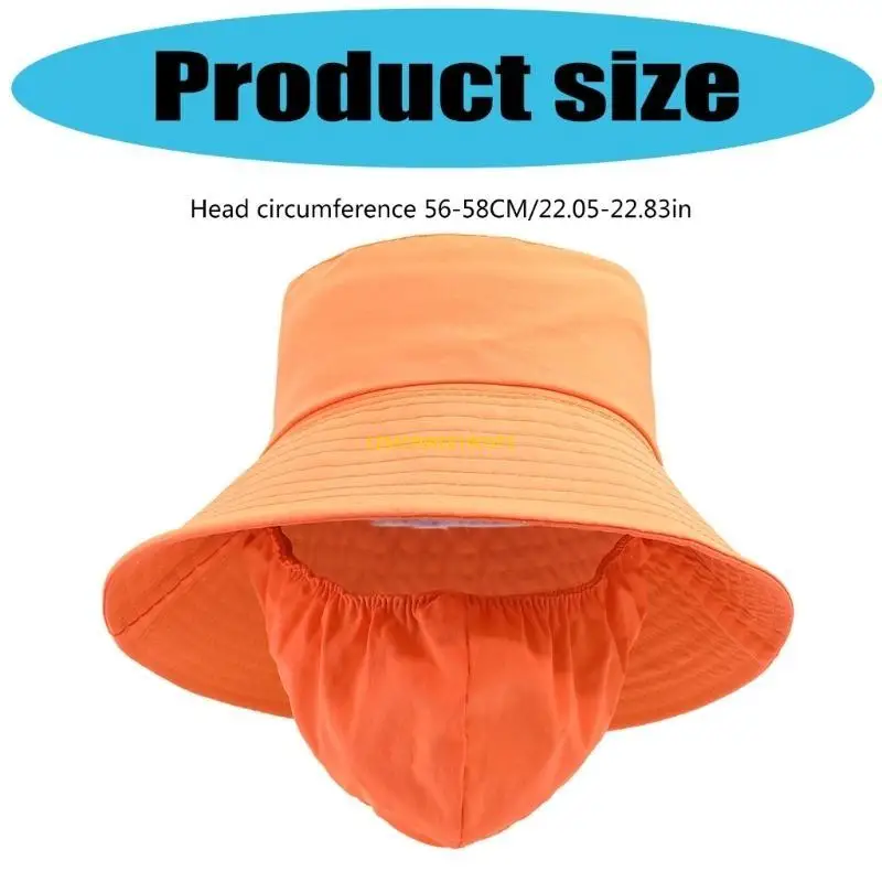 

Dxae Outdoor Fisherman Hat Sunshade с маской с твердым цветом дышащей солнечной шляпы для мужчин