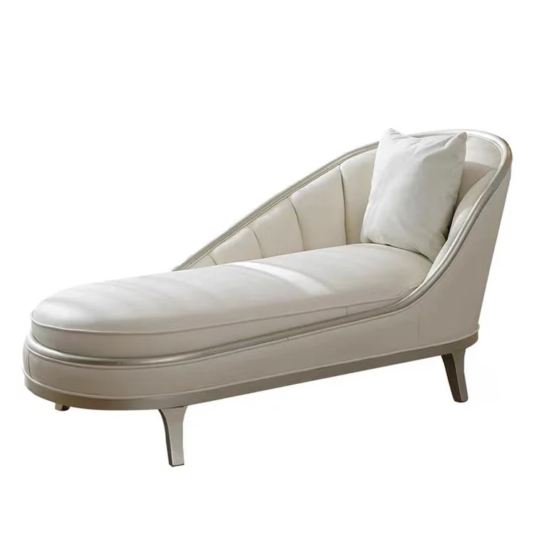 

American light luxury concubine chair, all solid wood bedroom sofa chair