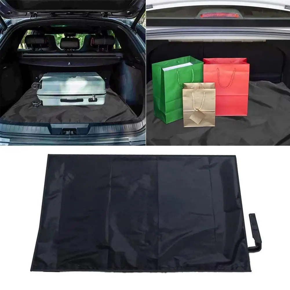 Caer Universal Waterproof Polyester Fiber Cargo Mat Portable Dustproof Luggage Liner Pet Mat For Car SUV Trunk Protection G2N2