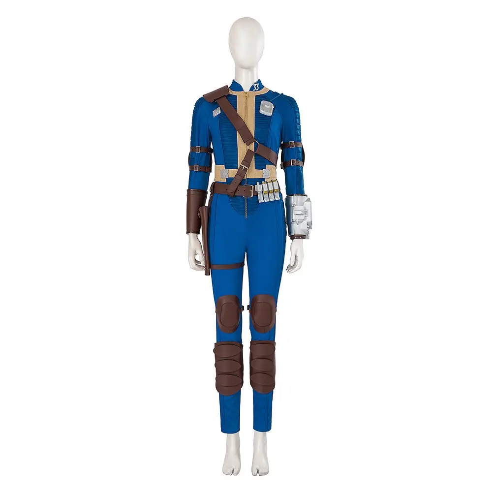

Lucy Cosplay Jumpsuit Game Fall Cos Out Romper Vault 33 Cosplay Costume Lucy MacLean Uniform Maximus Belt Bag Props Men Male