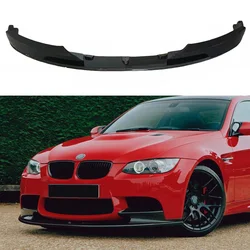 2x 2007 To 2013 For BMW E90 E92 E93 M3 Front Bumper Lip Diffuser Protector Guard Spoiler High Quality ABS Gloss Black Body Kit