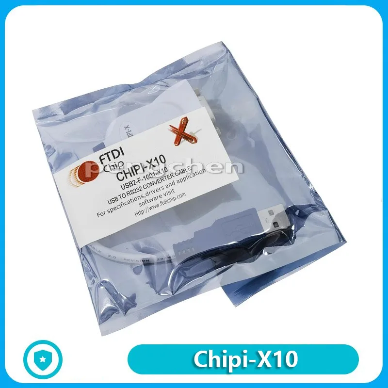 Original off-the-shelf Chipi-X10 USB-to-RS232 converter cable FT231XS DB9 connection