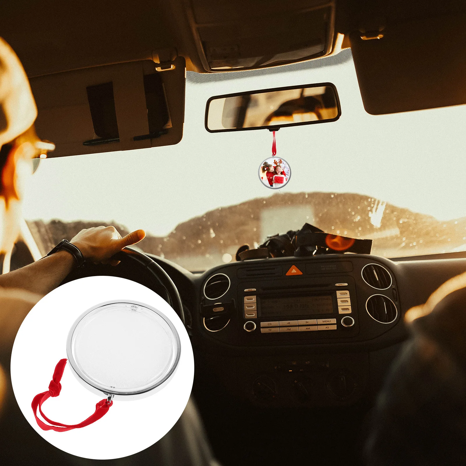 

DIY Sublimation Blank Christmas Ornament Heat Transfer Pendant Xmas Tree Decor Hanging Party Home Craft Christmas Decor