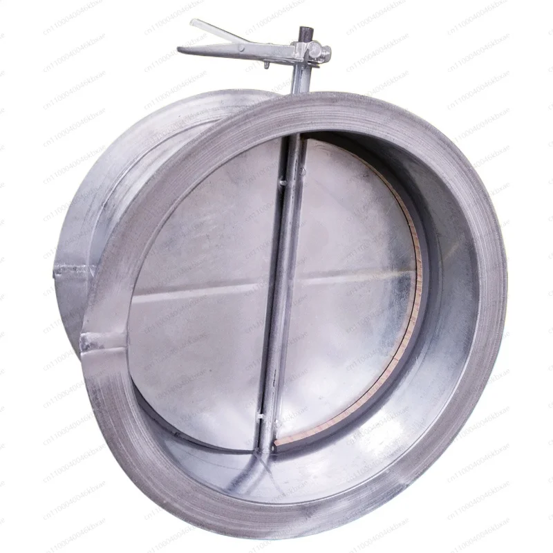 

300 Manual Air Valve Round Stainless Steel Air Volume Fire Check Valve Ventilation Pipe Flange Regulating Valve