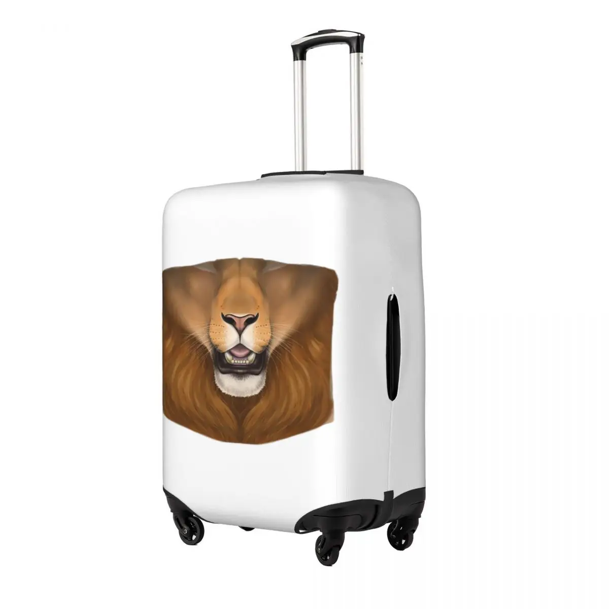 

Maned Lion Face Suitcase Cover Protection Elastic Travel Luggage Protector Covers for 18-32 Inch