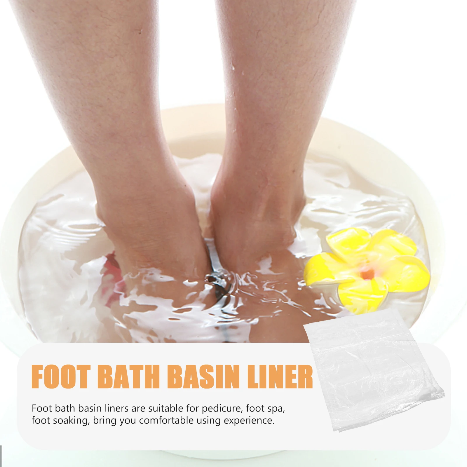 

320 pcs Disposable Bags Pedicure Liners for Soaking Tub Bath Basin Safe Plastic Material Portable Home Hotel Use