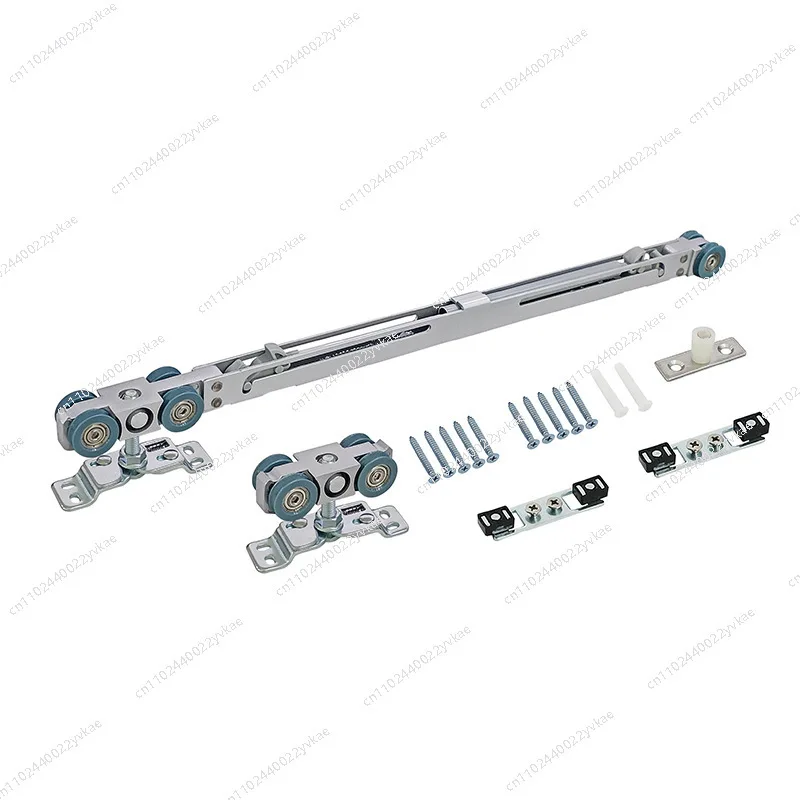 

damping pulley frame door, fast loading pulley, very narrow door aluminum alloy track 80KG single rod two-way damping, QH-1195