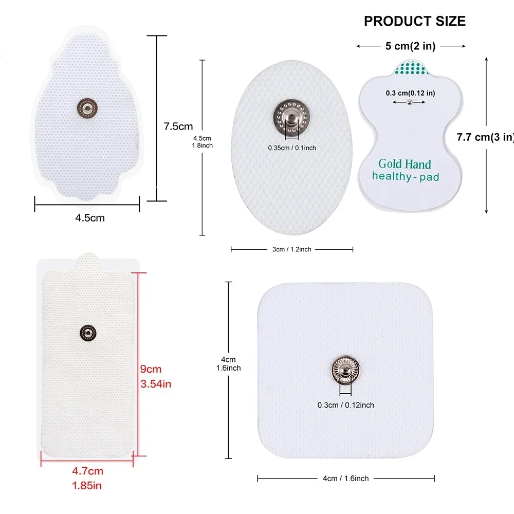 Electrostimulation patches tens electrode pads For Tens Acupuncture Physiotherapy Machine Ems Nerve Muscle Stimulator Slimming