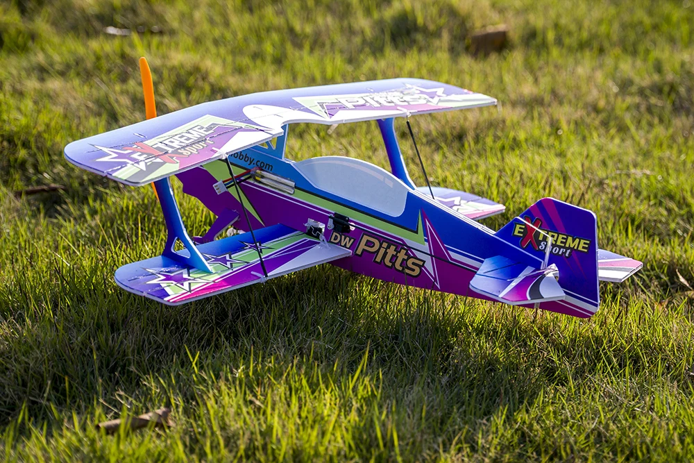 

Micro PP Foam RC 3D Plane Remote Control Toy Pitts Style Airplane 450mm Wingspan
