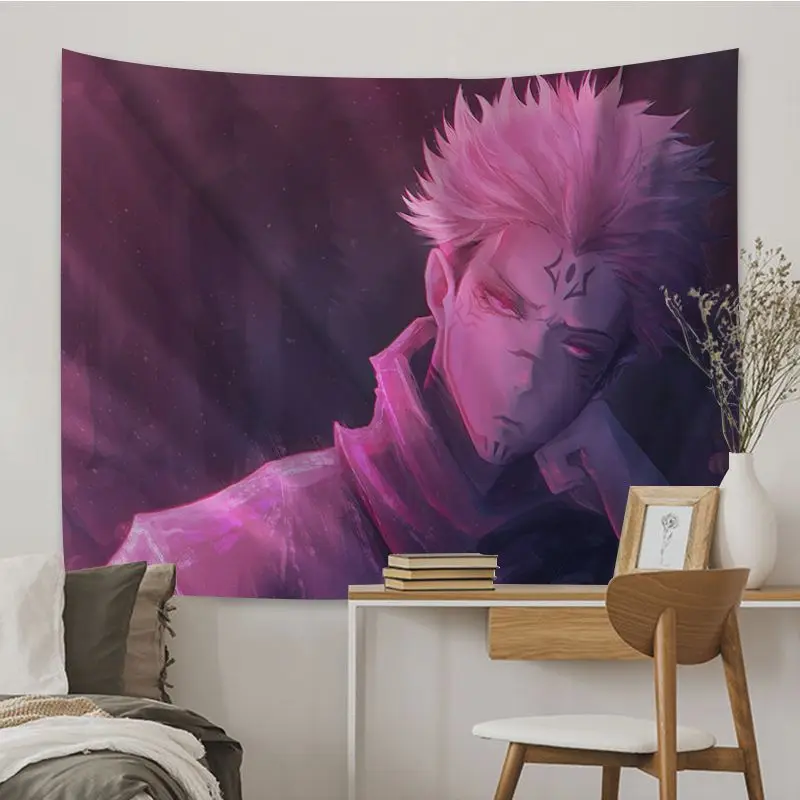 Jujutsu Kaisen Ryomen Sukuna DIY Wall Tapestry Art Science Fiction Room Home Decor Art Home Decor