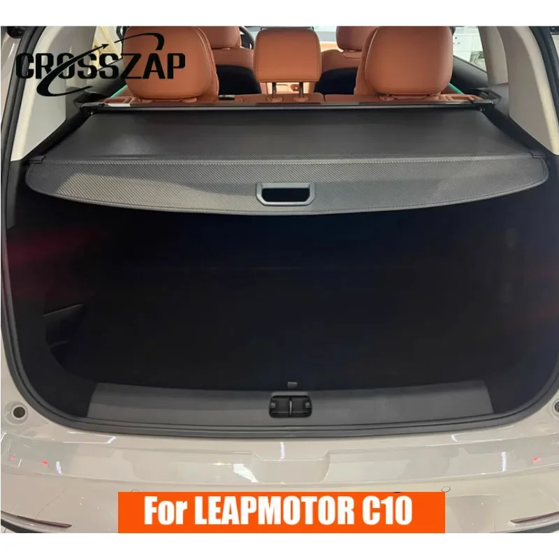 

CrossZap для Leapmotor C10 2024 2025 задняя крышка багажника, автомобильный щит, занавеска, перегородка, аксессуары для безопасности конфиденциальности