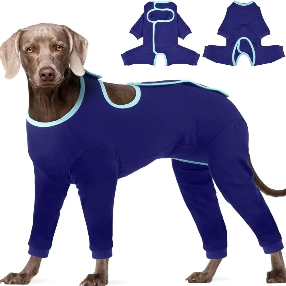 

Anti Lick Dog Surgery Recovery Suit, Spay Neuter Vest, Post-Op Protective Clothing to Prevent Licking Wound Infection