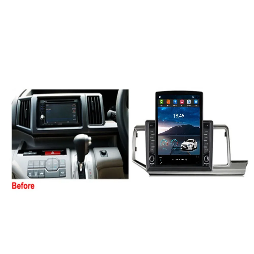 Tesla Style Android 14 Car Radio For Honda STEPWGN 2009-2015 Navigation GPS DSP Carplay Multimedia Player Auto Stereo DVD