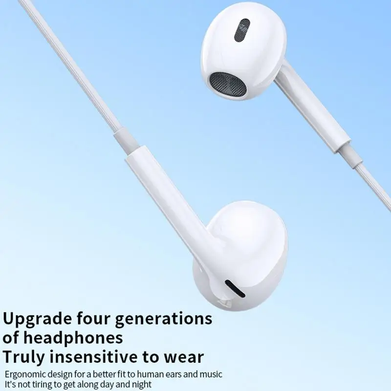 Наушники-вкладыши USB с микрофоном, наушники-вкладыши USB- C для ПК, Hi-Fi стерео проводные наушники для музыкантов, аудиофилов с микрофоном