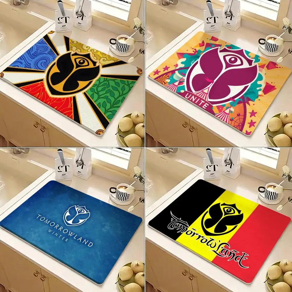tomorrowland Floor Mat Diatomite Floor Mat Fast Drying Odor Resistant Non Slip Bath Kitchen Mat